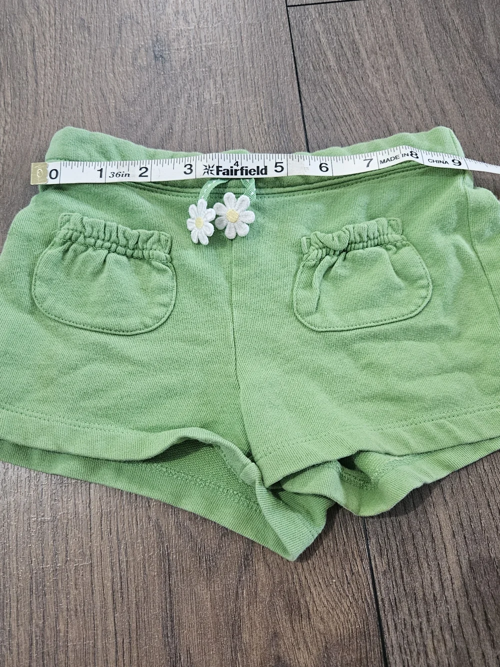 Gymboree green daisy